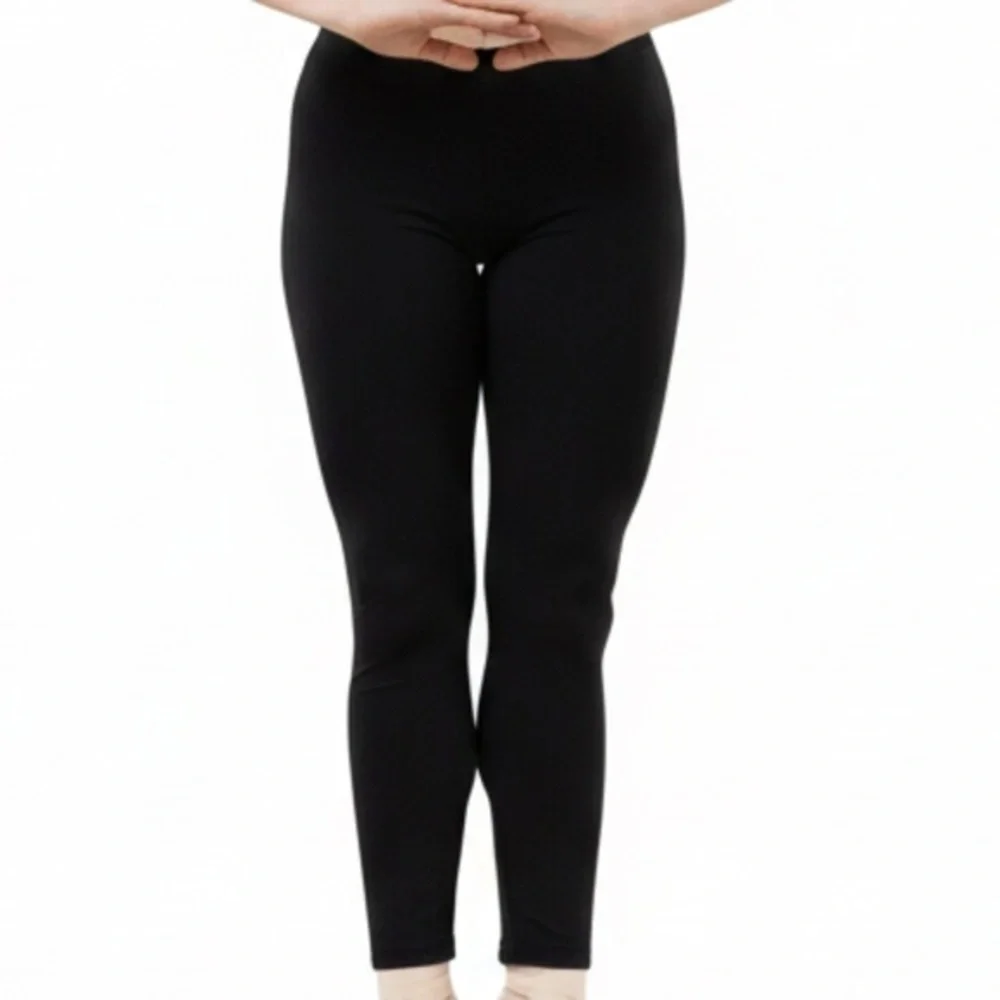 Theatricals Kids MC Black Dance Athletic Leggings Pants Youth Size MC